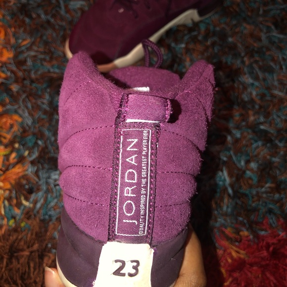 velvet jordan 12s